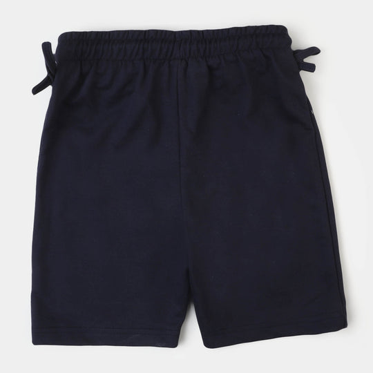 Girls Short Character -Navy Blue