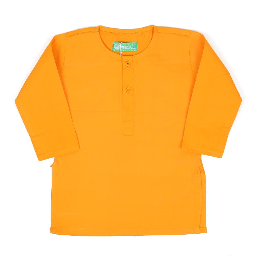 Kurta For Boys - Yellow
