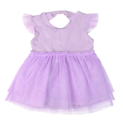 Girls Frock Butterfly - Purple