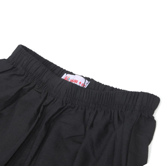 Embroidered Pant For Girls - Black