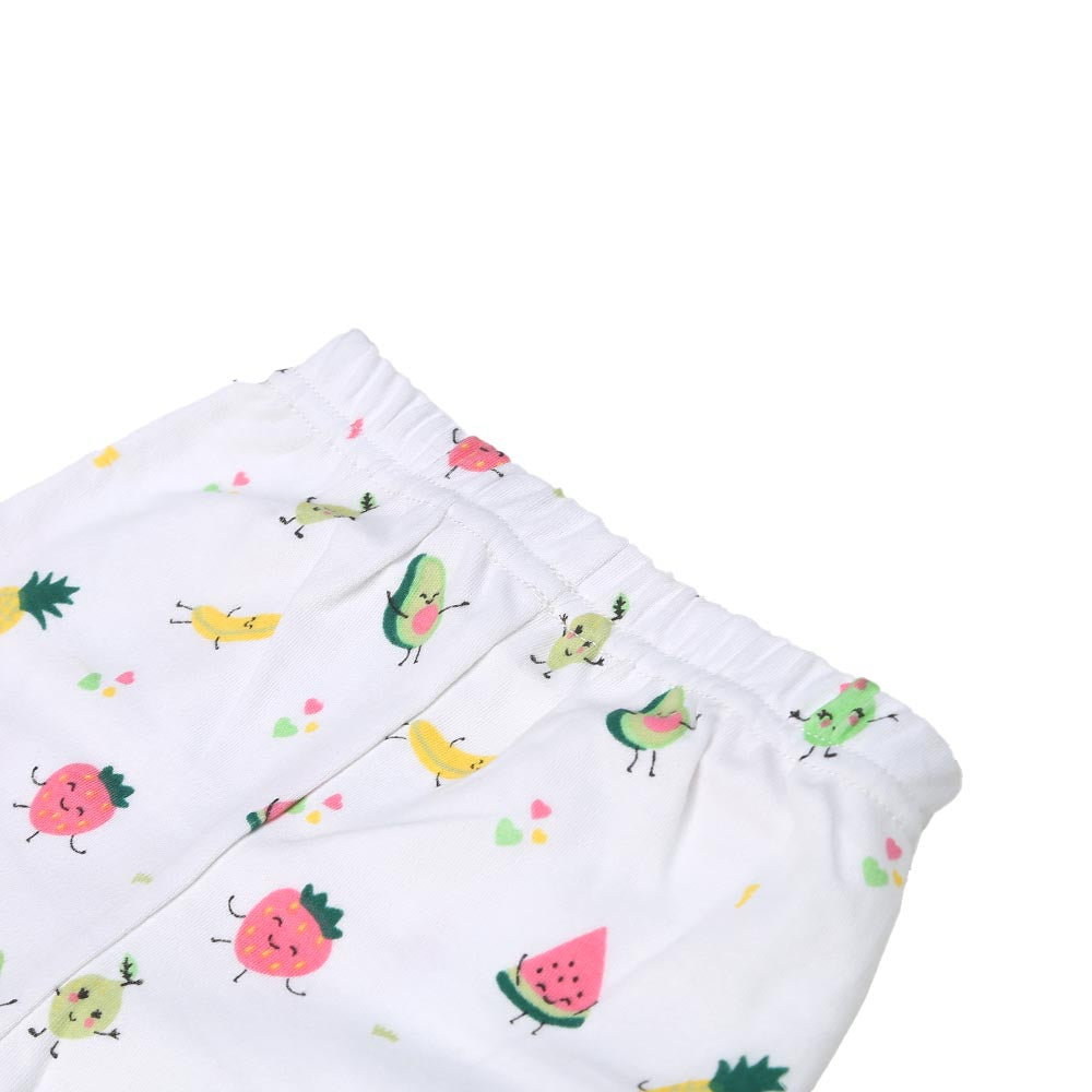 Infant Girls Set 6Pc Fruit - B.White