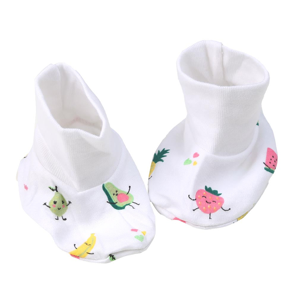 Infant Girls Set 6Pc Fruit - B.White