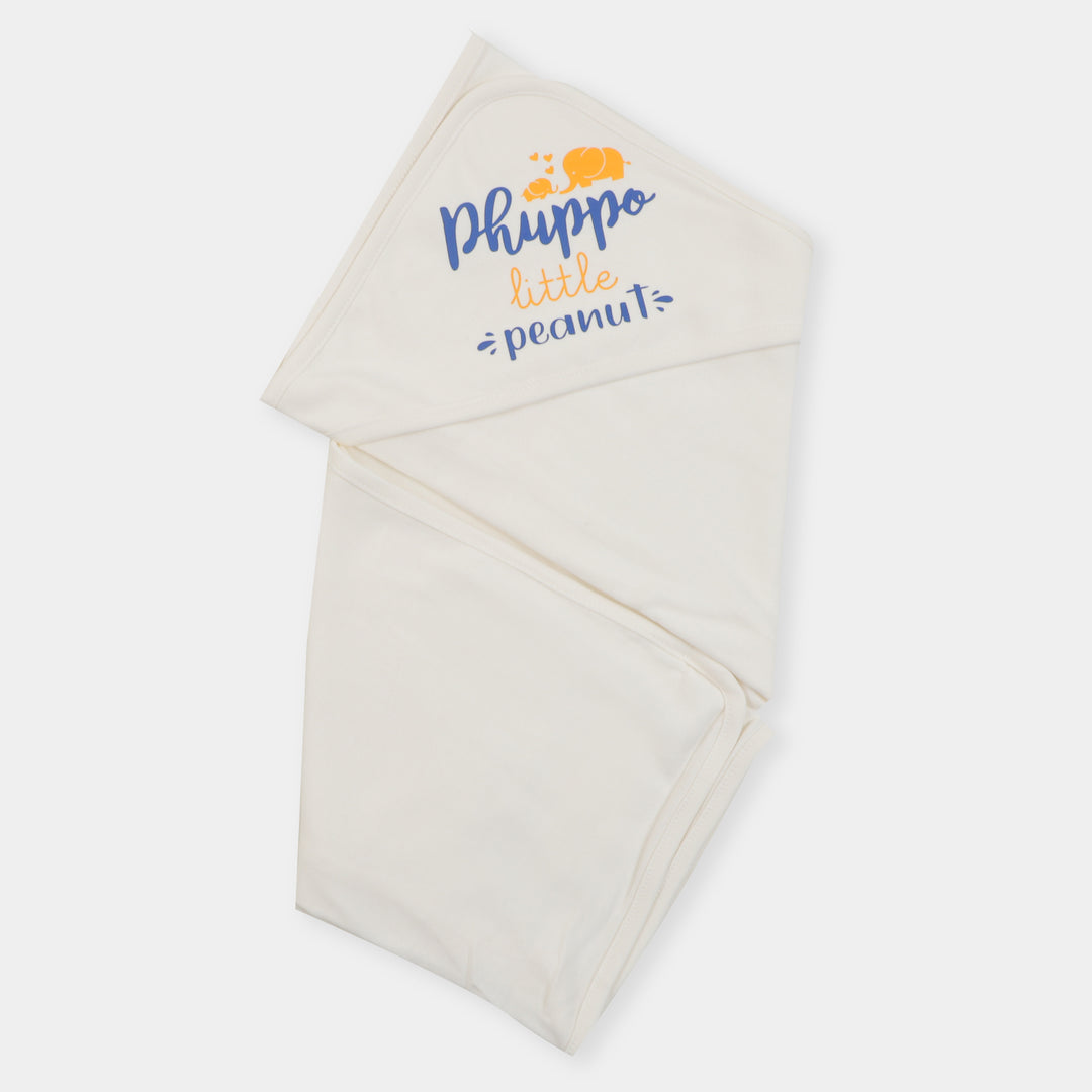 Baby Wrapping Sheet Love My Phuppo - White