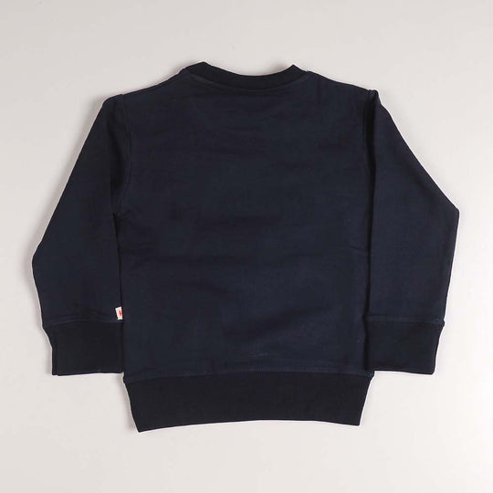 Boys Print Sweatshirt - Navy