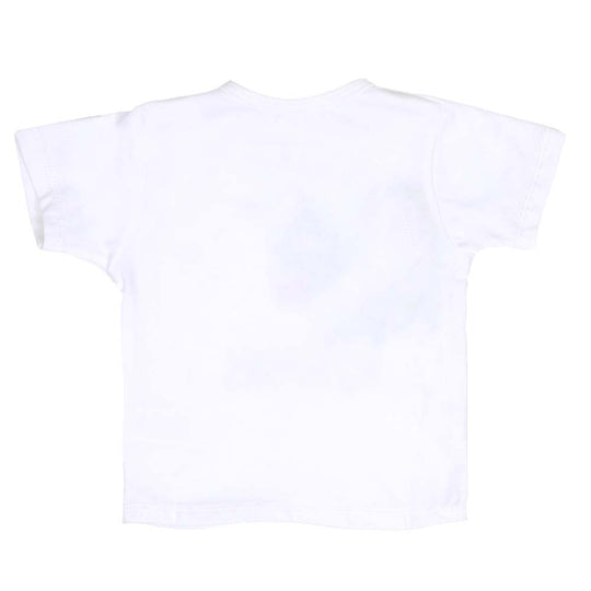 Infant Boys Round Neck T-Shirt - White