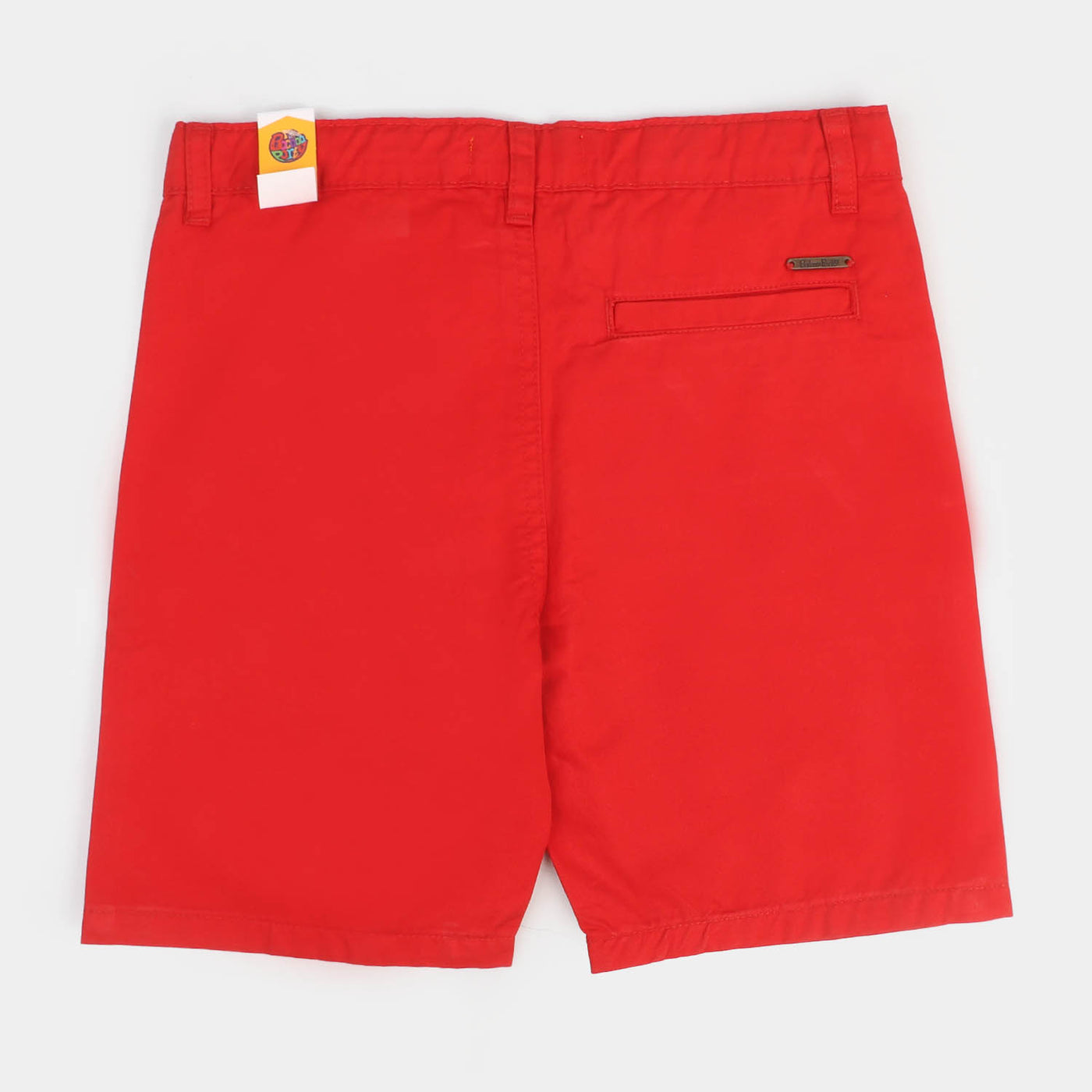 Boys Cotton Twill Short - Red