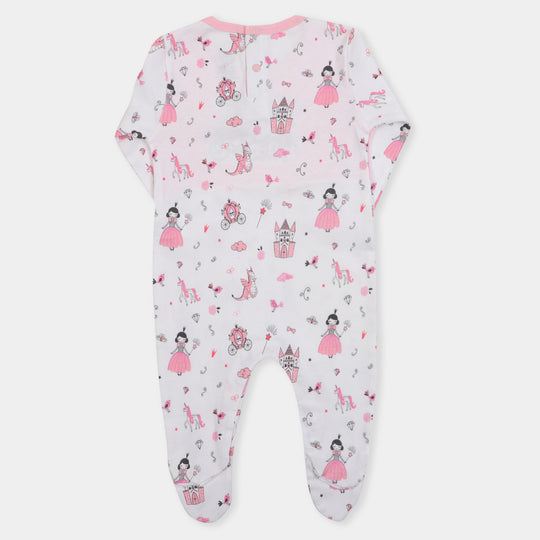 Infant Girls Romper Socks Princess World