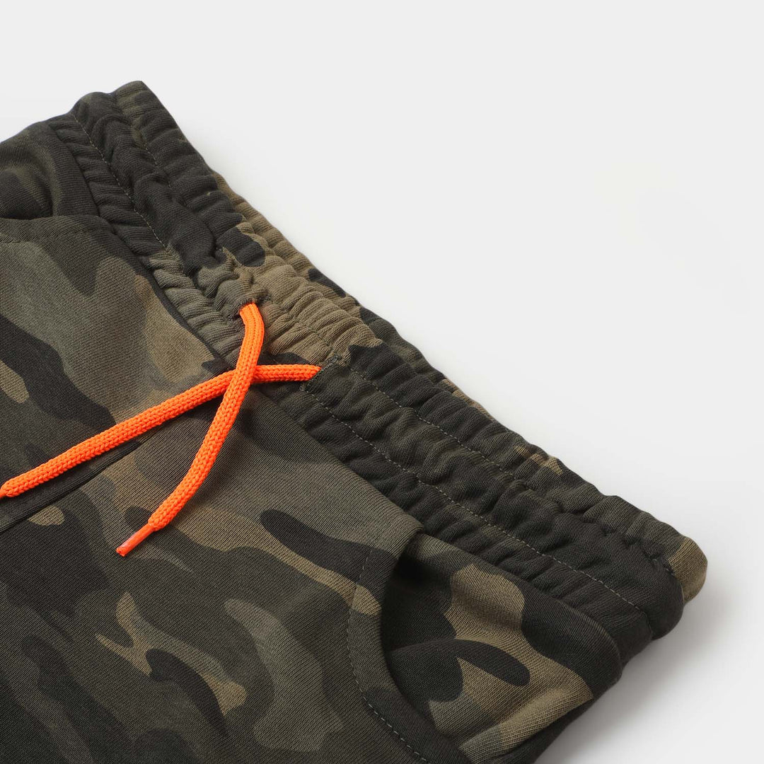 Boys Cotton Short Camo