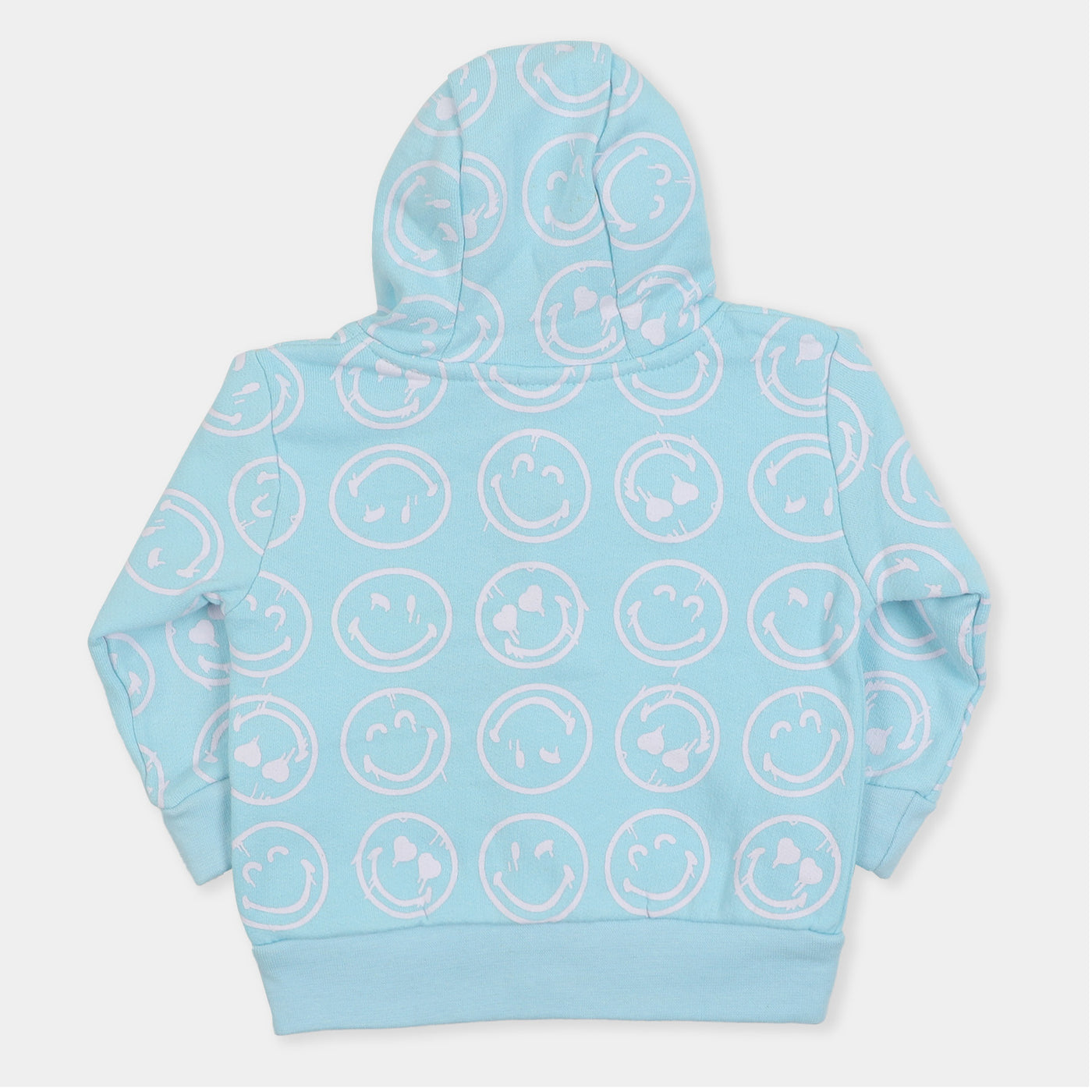 Infant Hooded Jacket Emoji For Boys - Blue