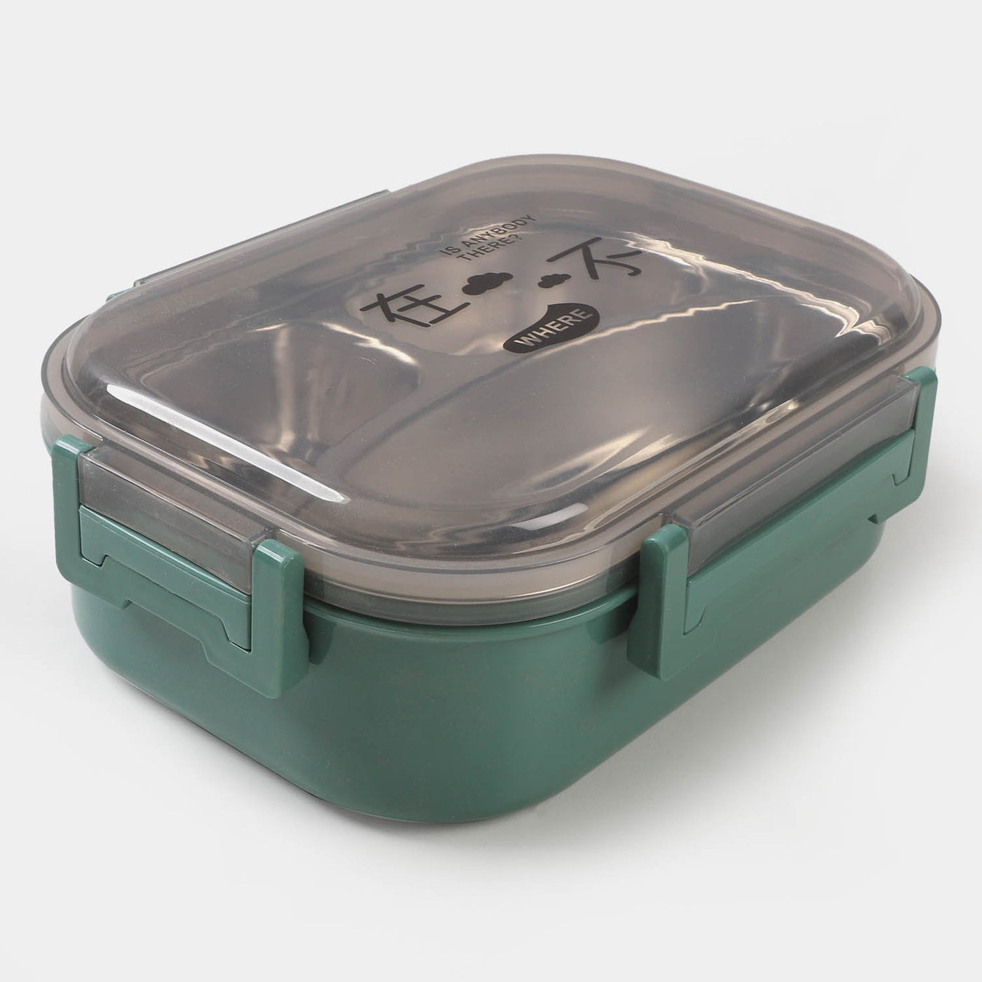 Lunch Box Stainless Steel With Transparent Lid Cover