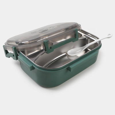 Lunch Box Stainless Steel With Transparent Lid Cover