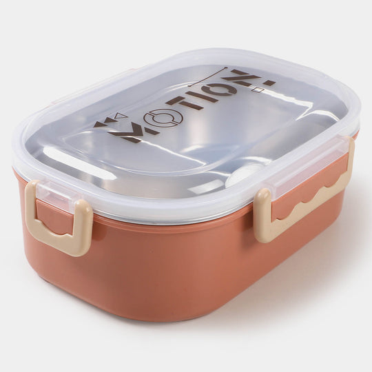 Lunch Box Stainless Steel With Transparent Lid Cover