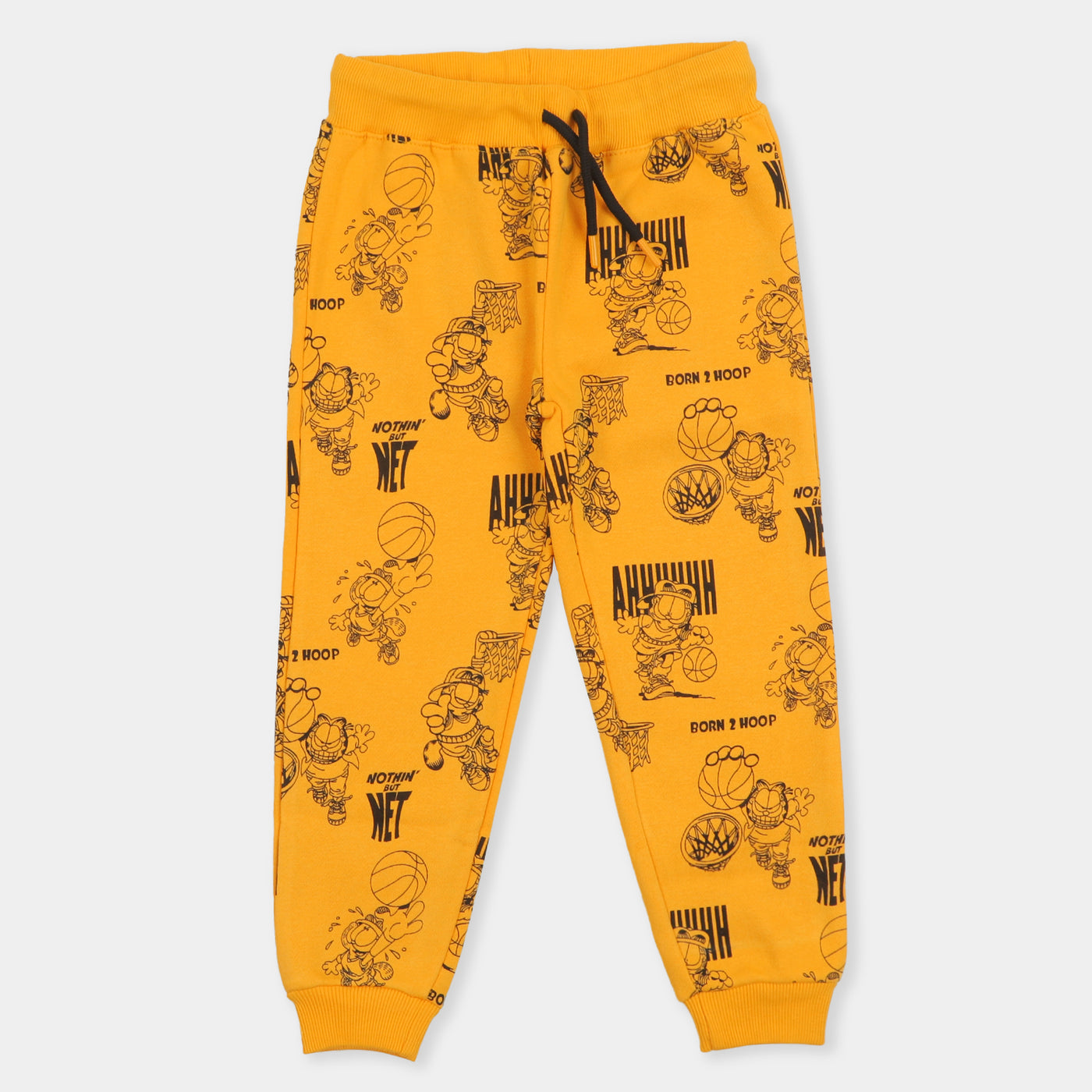 Printed Boys Pajama With Soft Rip Born To Hoop - Citrus