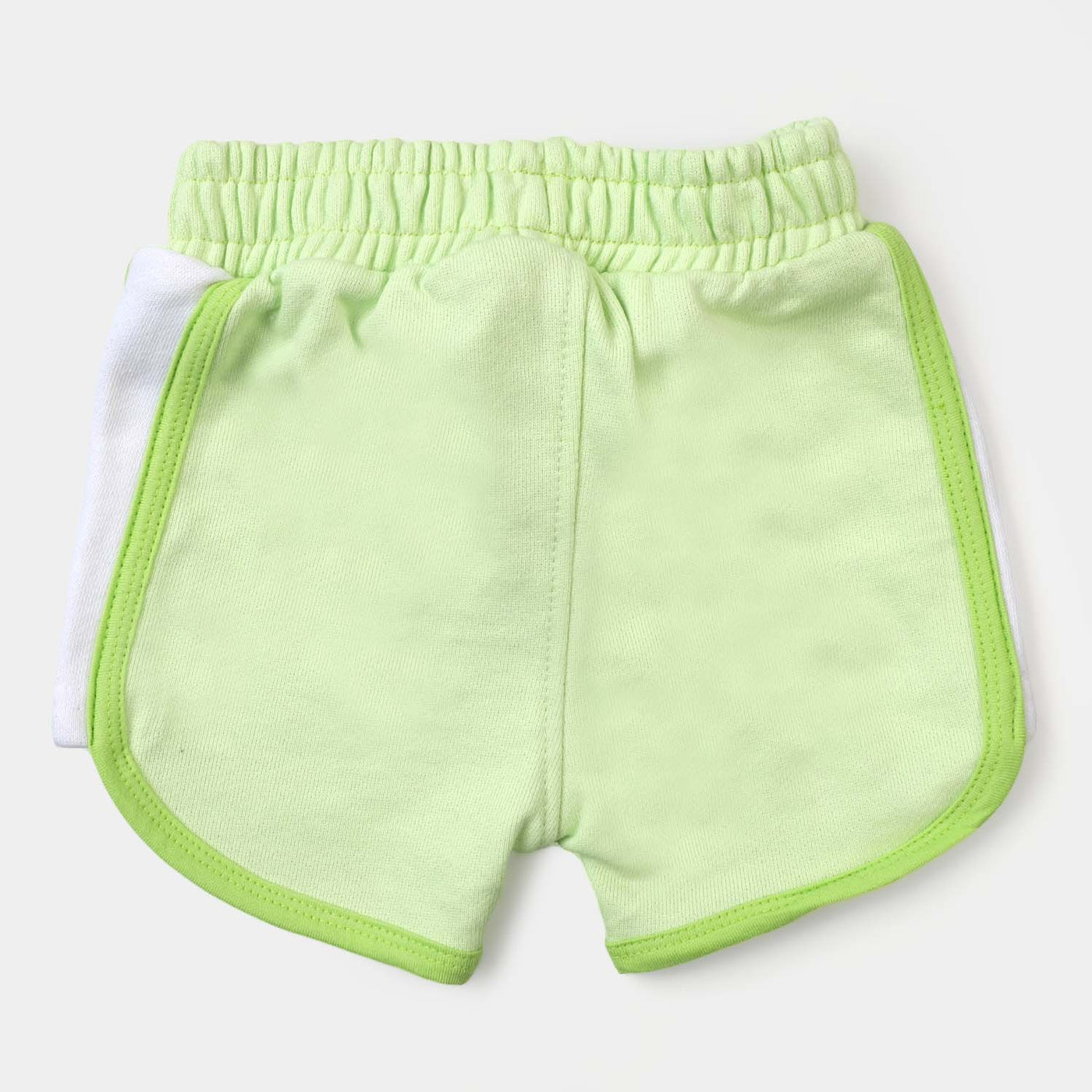 Infant Girls Knitted Terry Short Character - Sharp Green