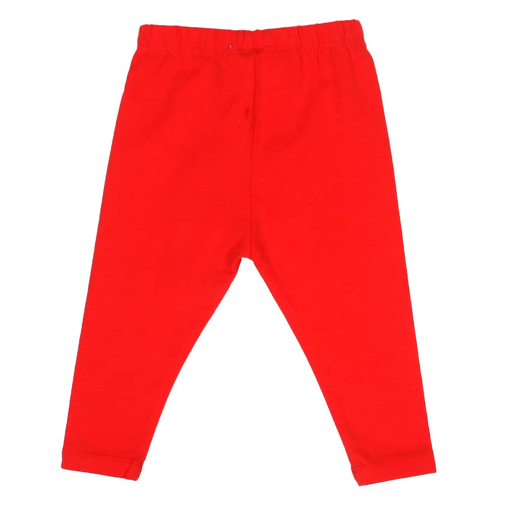 Infant Girls Plain Tights - Fairy Red
