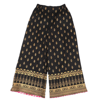 Girls 3Pcs Fancy Ethnic Desire - Black