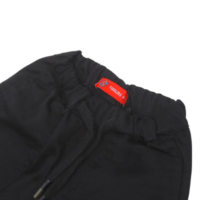 Boys Short Cotton Flow Away - Black