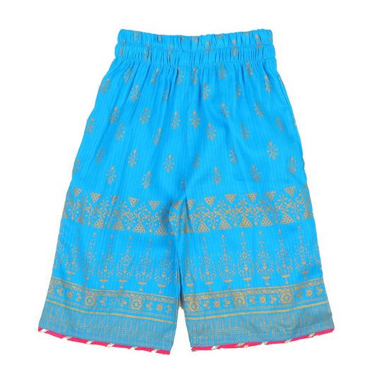 Infant Girls 3Pcs Fancy Ethnic Desire - Turquoise