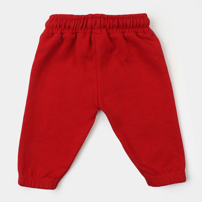 Infant Boys Terry Pajama - Poppy Red