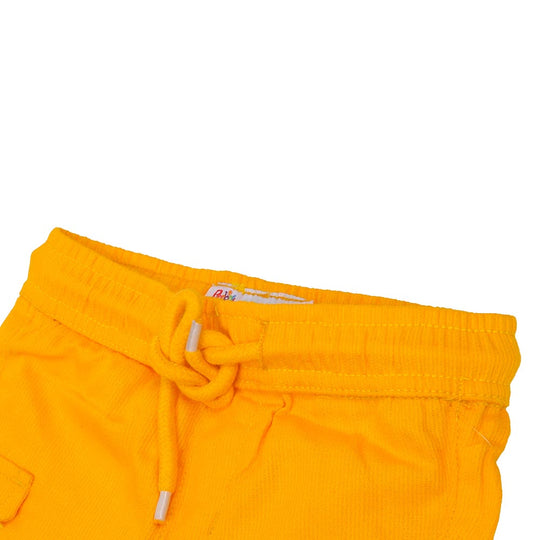 Infant Boys Short Cotton Badges - Citrus