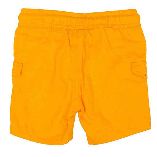 Infant Boys Short Cotton Badges - Citrus