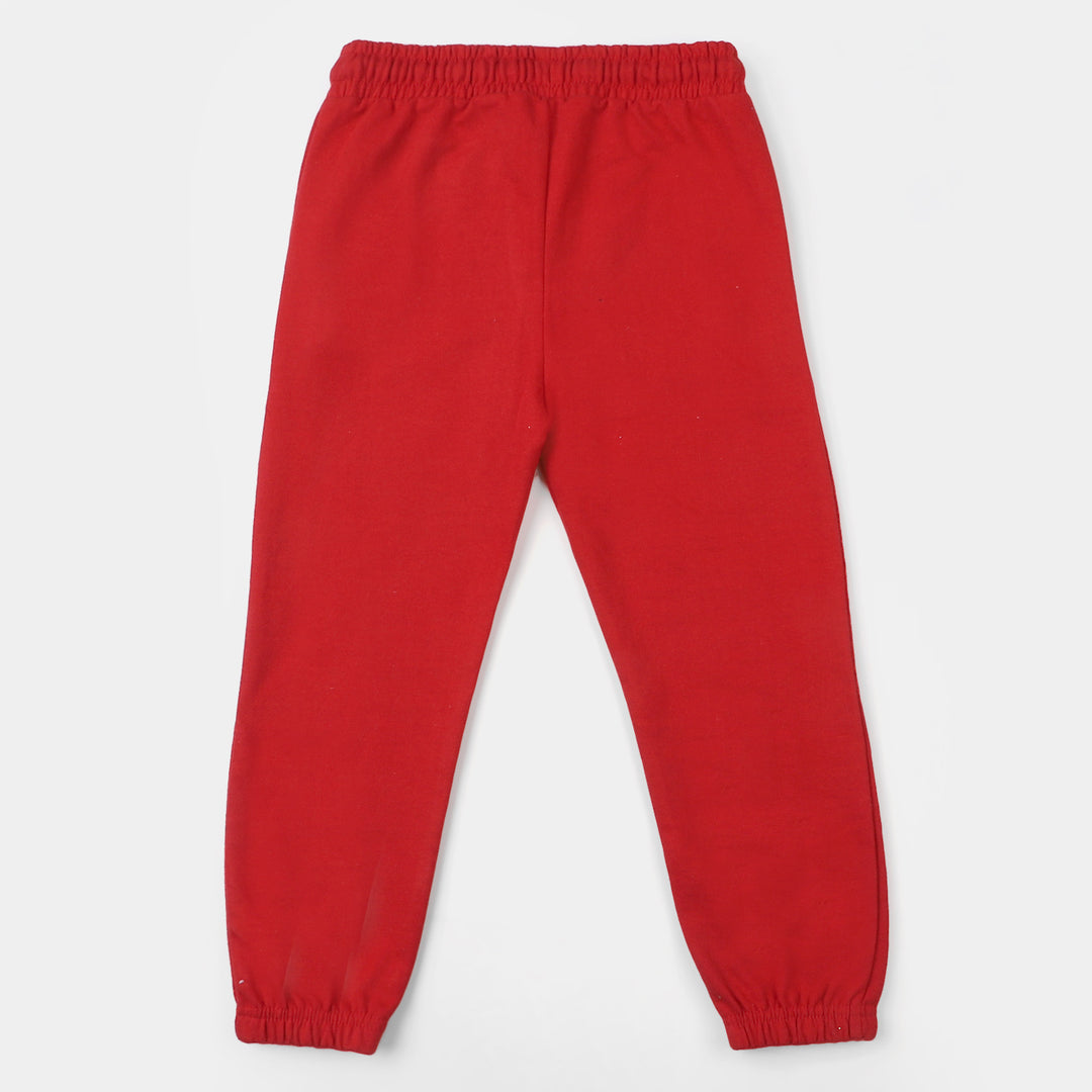 Boys Terry Pyjama Character - Red