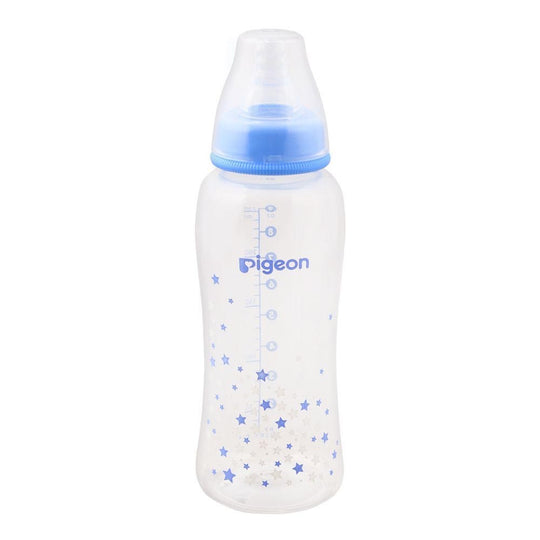 Pigeon PP Stream Line Printed Bottle Blue 250Ml A78284