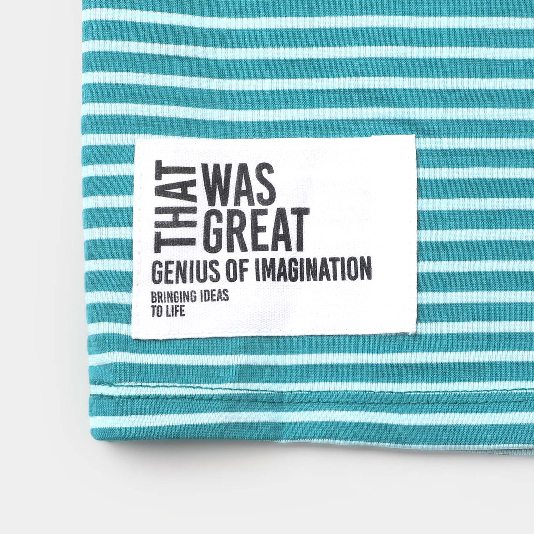 Boys T-Shirt Genius-Mid Blue