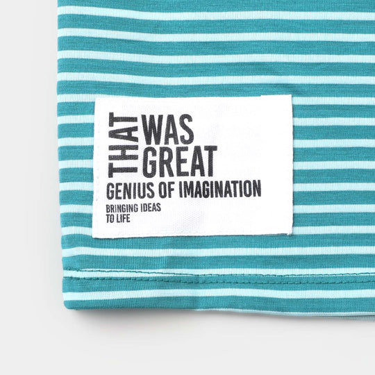 Boys T-Shirt Genius-Mid Blue