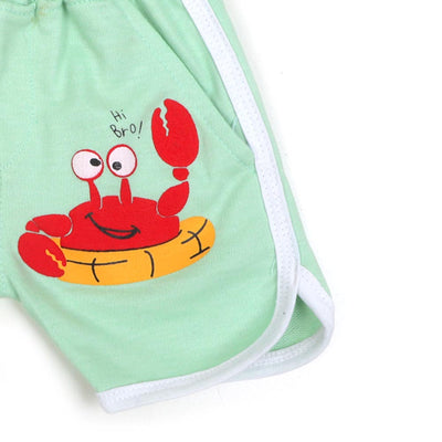 Infants Boys Terry Short Crab E-C -Mint