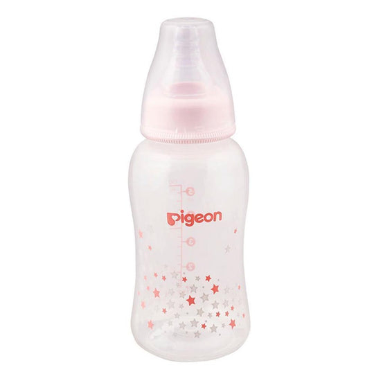 Pigeon Pp Stream Line Printed Bottle 150Ml Pink A78283