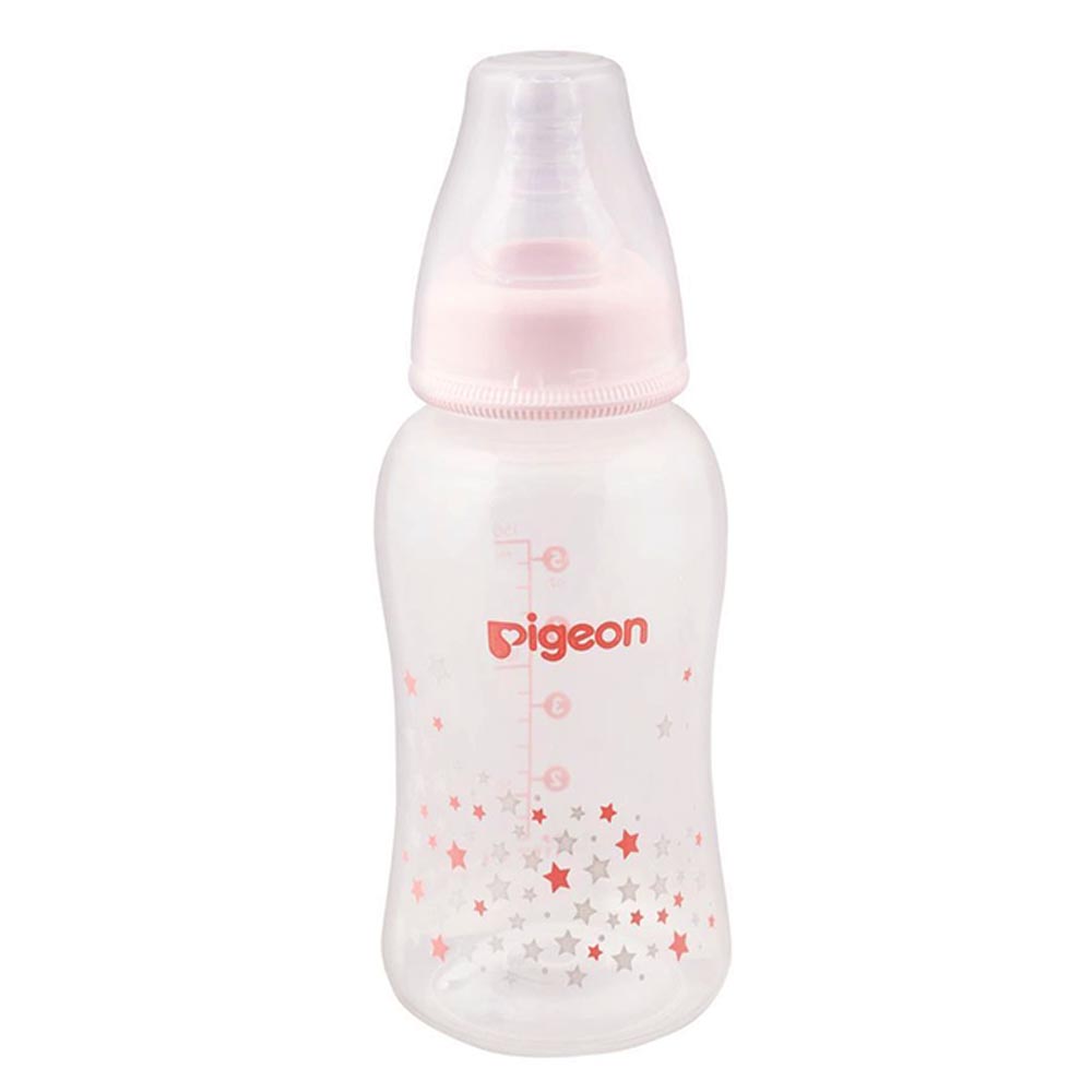 Pigeon Pp Stream Line Printed Bottle 150Ml Pink A78283
