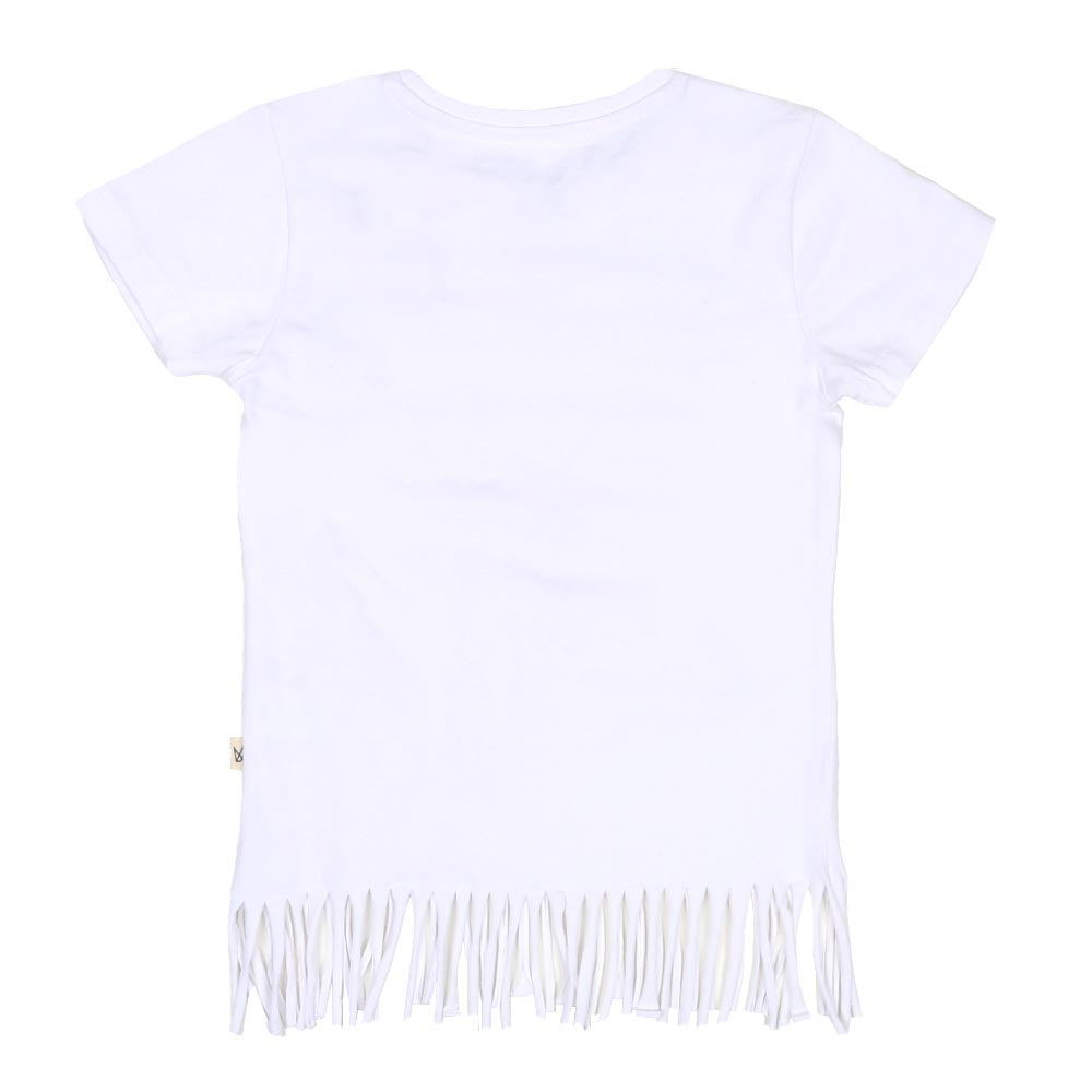 Girls T-Shirt Mermaid - White