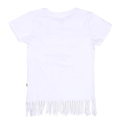 Girls T-Shirt Mermaid - White