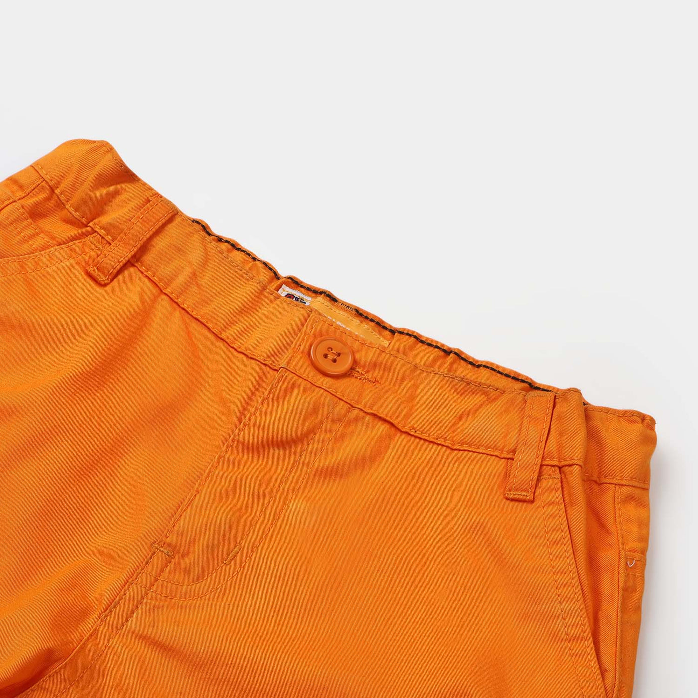 Boys Cotton Short Basic - Orange