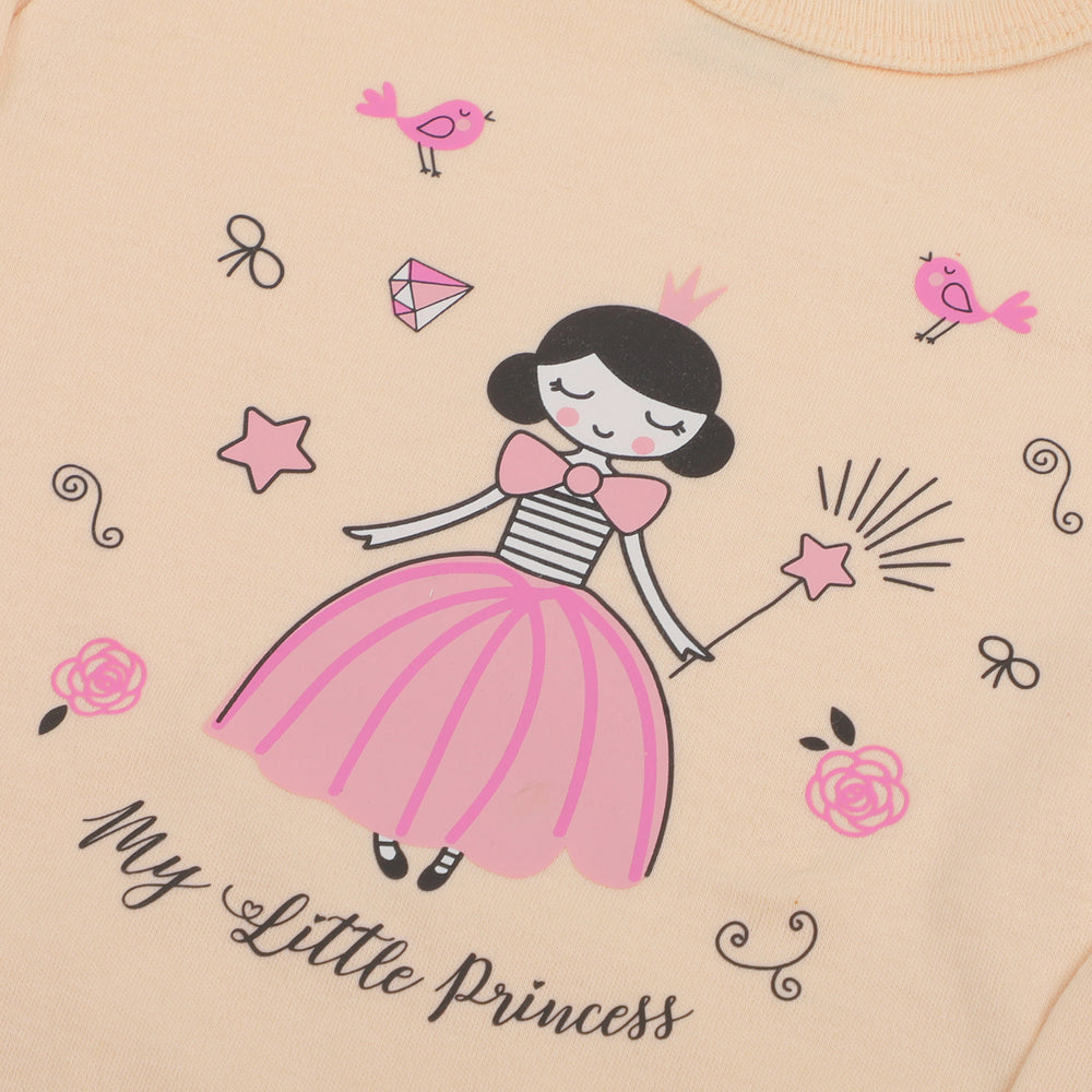 Infant Girls 6PCs Gift Set Princess World  - S. Pink