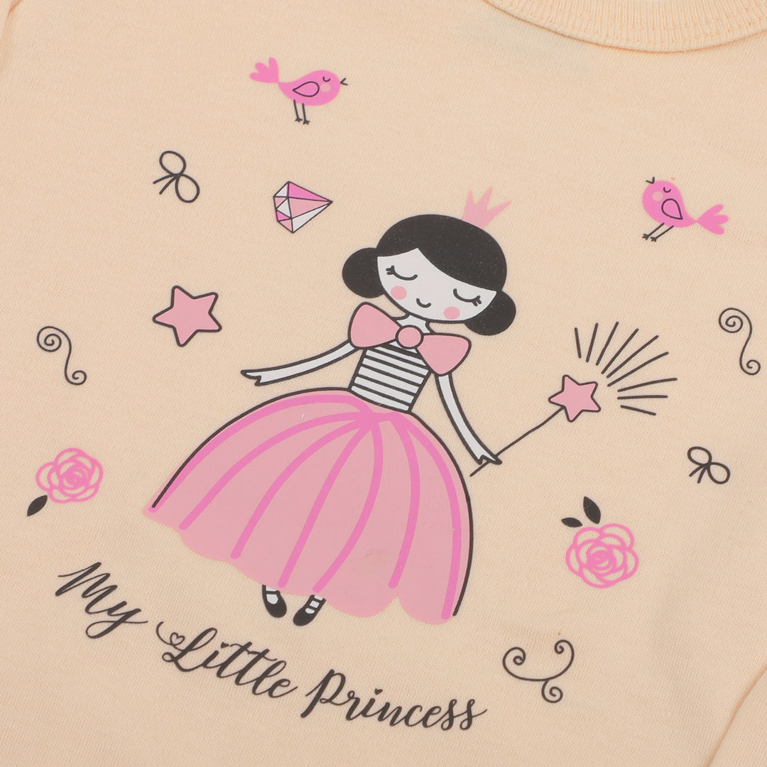 Infant Girls 6PCs Gift Set Princess World  - S. Pink