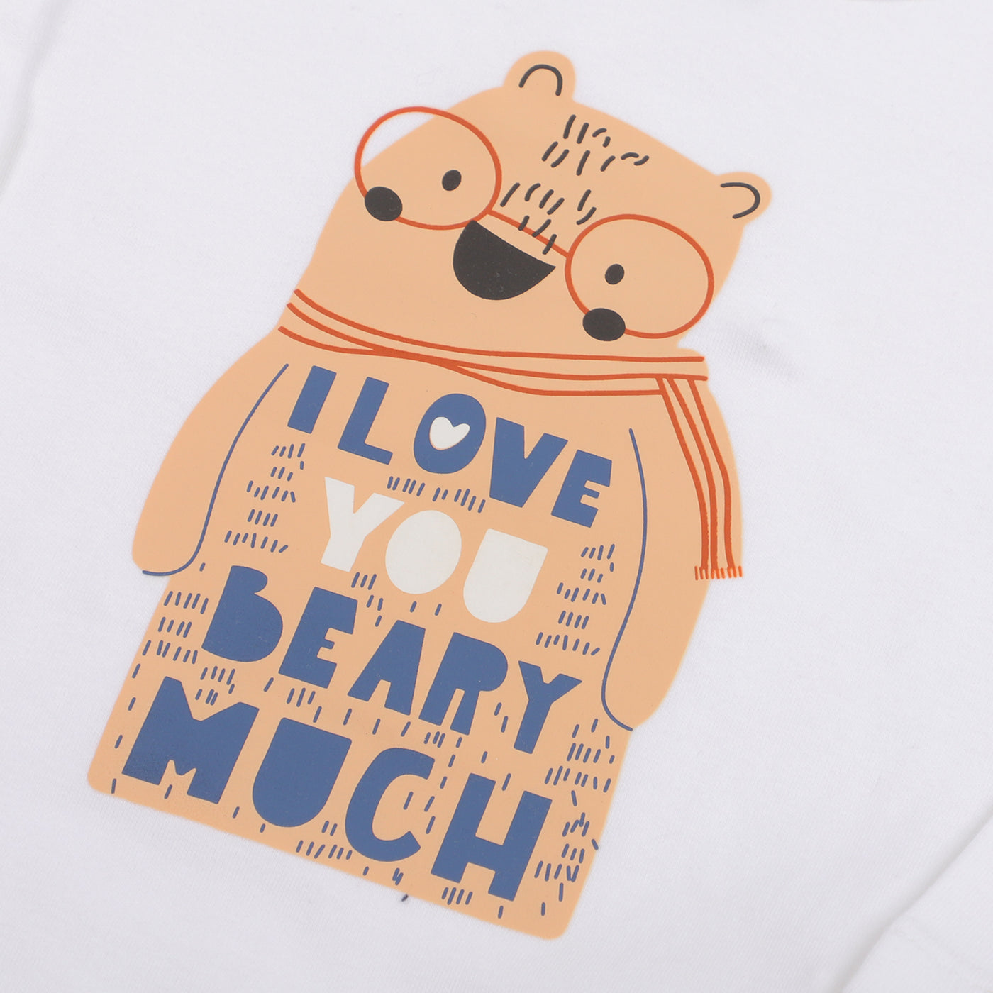 Infant Boys 4PCs Gift Set Oh My Bear - White