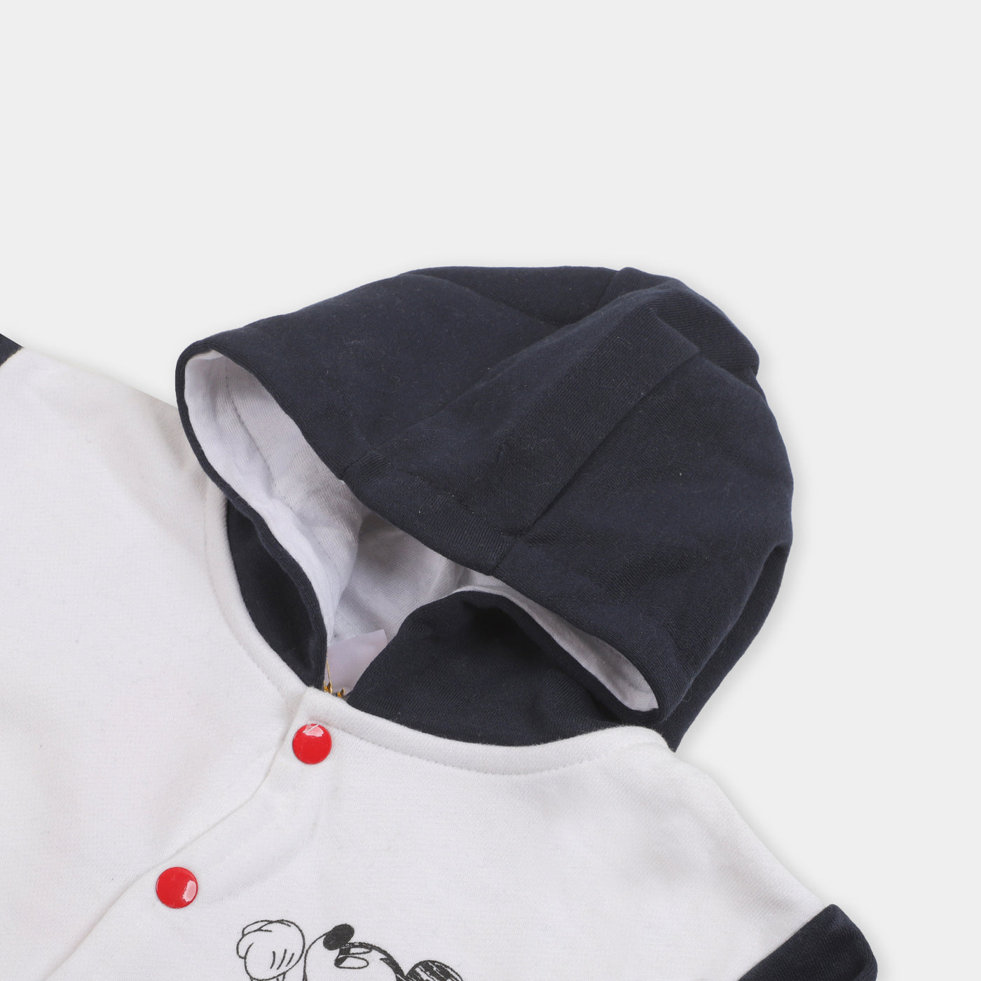 Boys Hooded Knitted Jacket - White