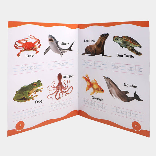 Write & Wipe Animals Book For Kids