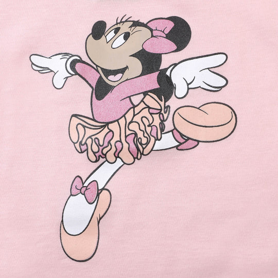 Infant Girls Cotton T-Shirt Character - Light Peach