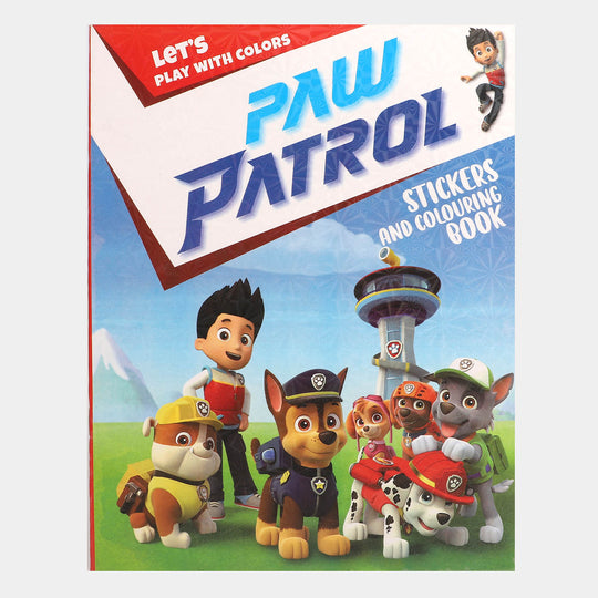 Character Activity Coloring Book with Stickers for Kids