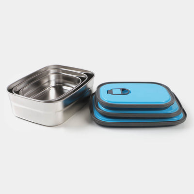 3 In 1 Stainless Steel Rectangle Food Container