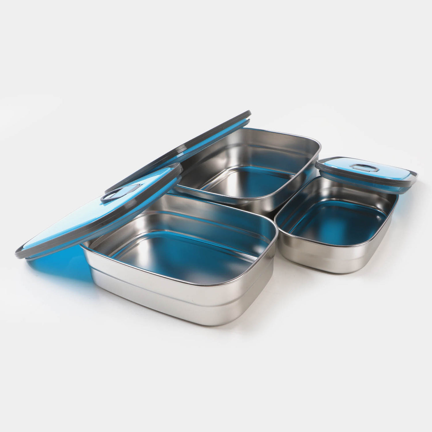 3 In 1 Stainless Steel Rectangle Food Container