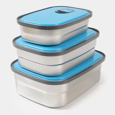 3 In 1 Stainless Steel Rectangle Food Container