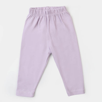 Infant Girls Plain Tights - Purple