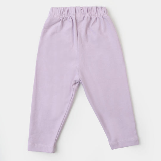 Infant Girls Plain Tights - Purple