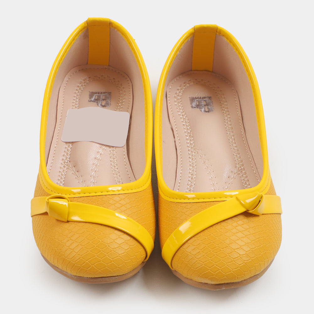 Girls Pumps 910-31 - Yellow