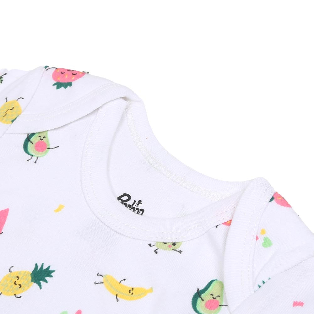 Infant Girls Romper 3Pc Fruit - Mix.