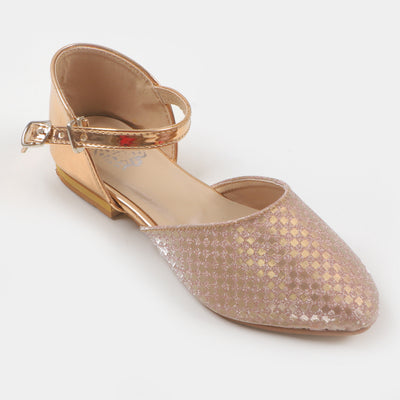 Girls Pumps 456-7 - Champagne